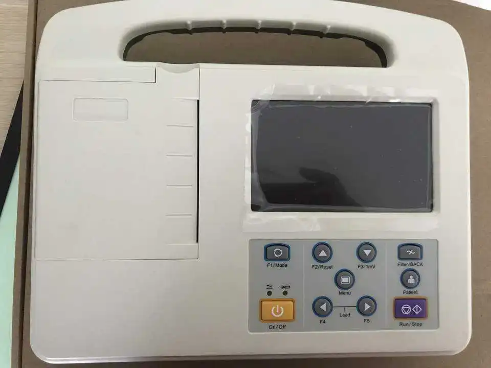 SUN-8032 Manufacturer High Quality 3 Channel 5 inch color screen Electrocardiograph Ecg Machine