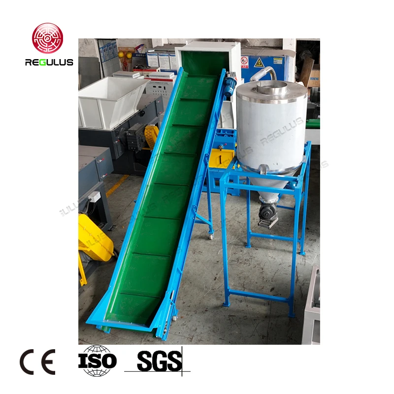 PP Non-woven Fabric Packaging Bags Reusing Crushing Equipment Grinding Machine Granulator Regulus Plastic Recycling Crusher