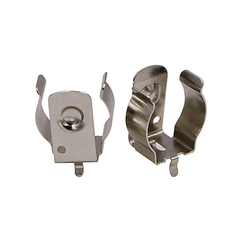 Cylindrical 4680 26650 Gp23A Aa 3 Smt Casing Cr2032  Cr123 battery Holder Takaxhi Aaa Contacts Clips 9 Volt18650 Battery Clip 4