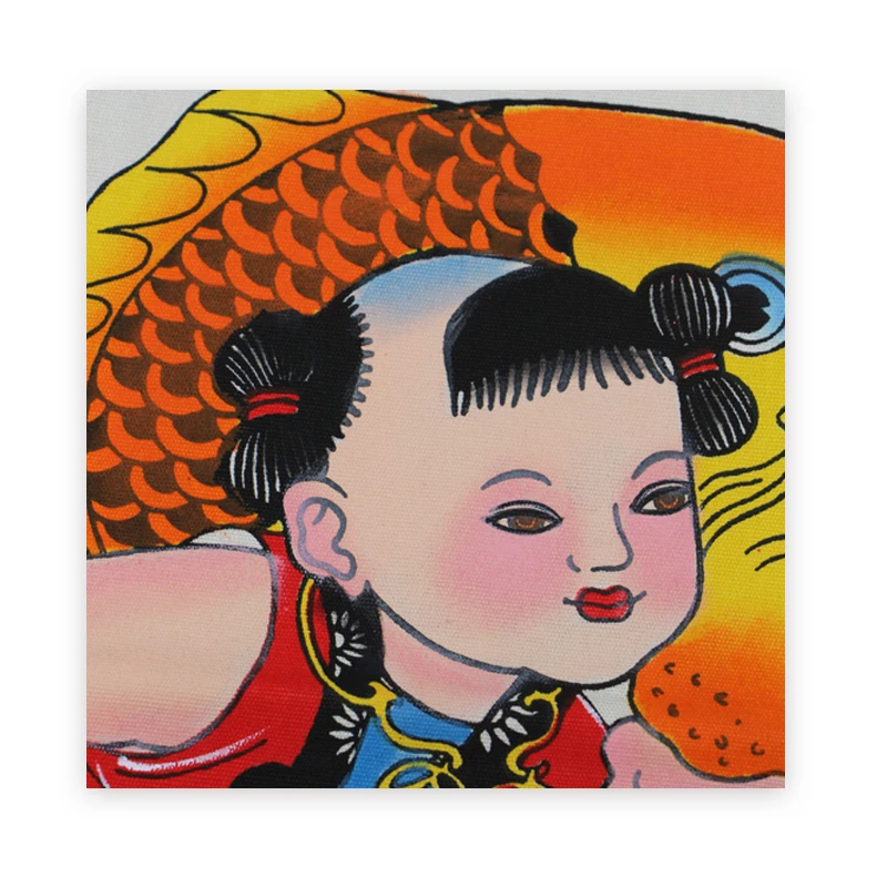 Chinese style pillowcase, one pair,  baby pattern, good gift