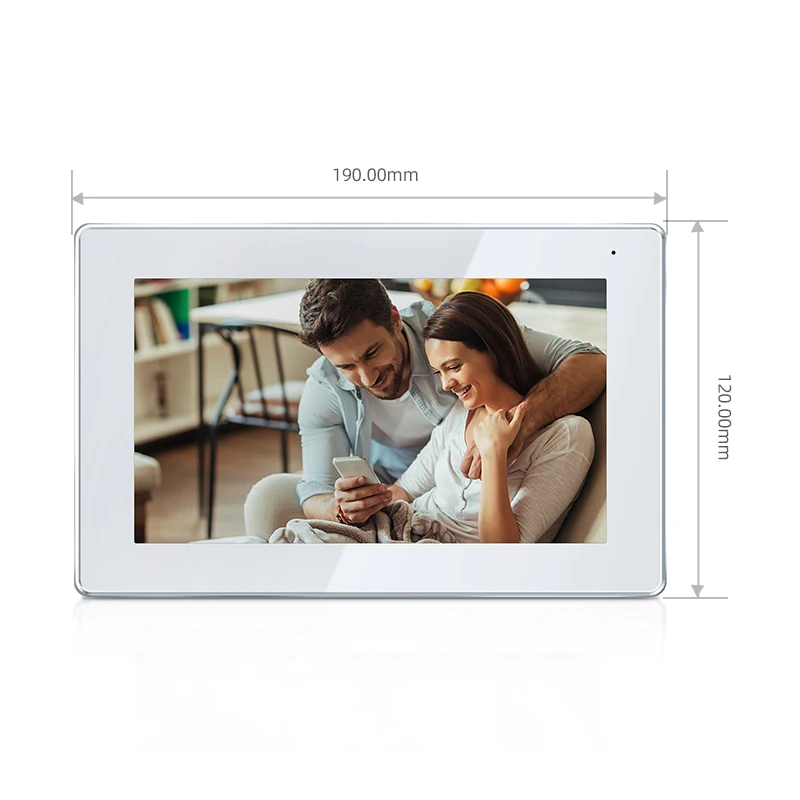 Hot offer white plastic touch screen monitor metal waterproof outdoor station small villa Wifi SIP TCP IP video door phone