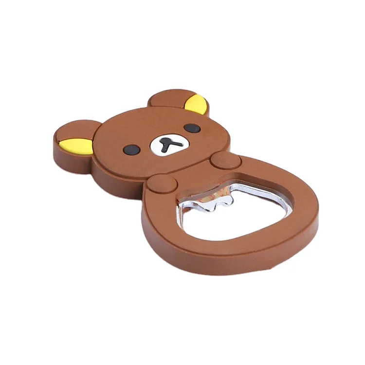 Рекламная пластиковая открывалка для бутылок из мягкого ПВХ, открывалка для бутылок пива, бара, открывалка для бутылок вина