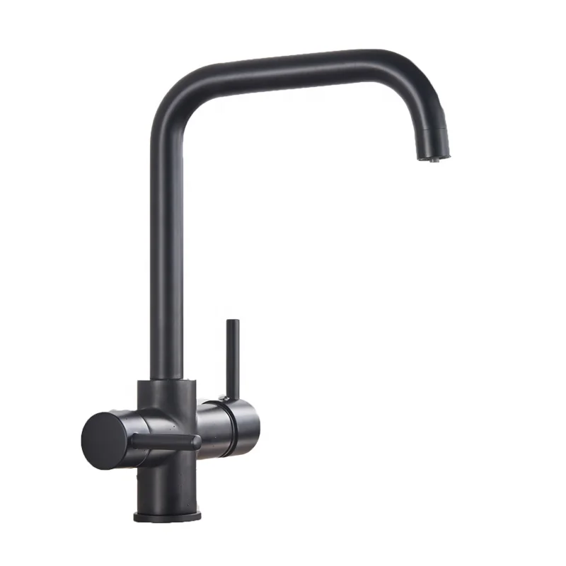 
Multiple Color Kitchen Faucet Hot And Cold Sink Sink Straight Drinking Pure Faucet Rotating Home Three In One Mix Tap 