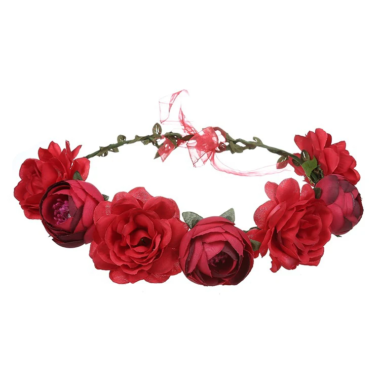 Flower wreath head decorative flowers, wreaths and plant decorative ring flowers & wreath