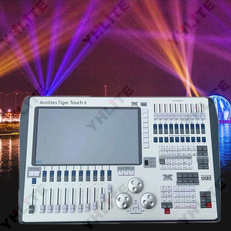 Tiger touch 2 контроллер 16 0 с коннектором кодом времени SMTP DMX512 Контроллер tiger II Консоль