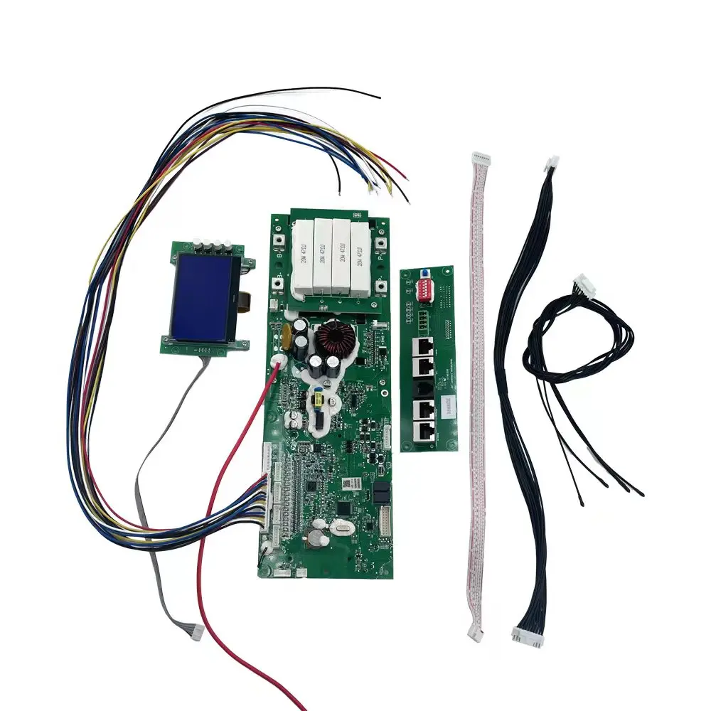 Victpower 16S 100A 200A 48V Lifepo4 lithium battery protection board LFP Cell Balance Integrated Circuits smart LCD RS485 BMS