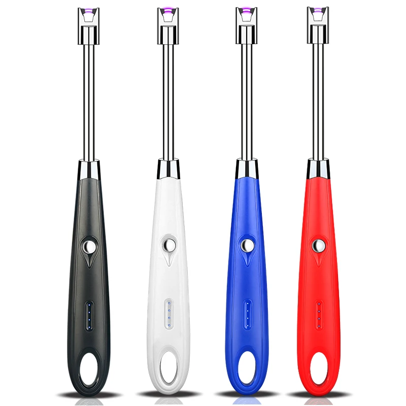 Factory Direct Supply Free Sample Long Flexible Rechargeable Flameless Electric Kitchen Plasma Candle Lighter for Candle