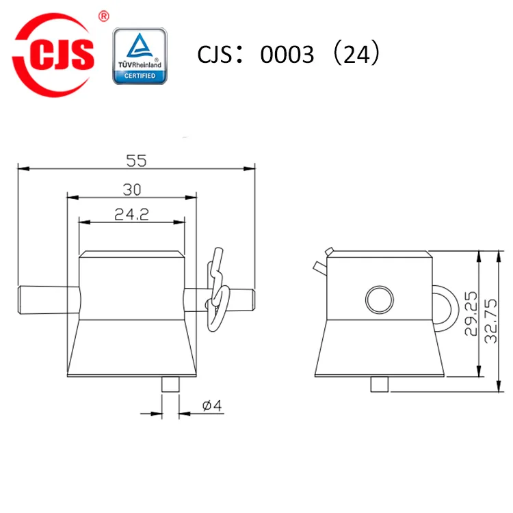 Stage Truss Conical Couplers with  Safety Clips Pins Truss Half Clamp