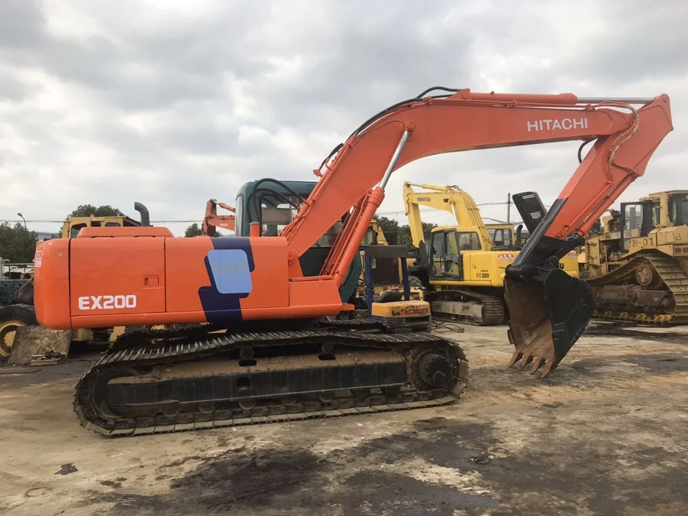 20 tons japan original used hitachi excavator ex200-2 for sale