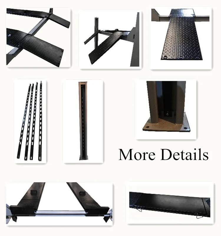 Chinese CE approved repair shop 4 Post Hydraulic car Lift For Car 3D Wheel Alignment manufacturer