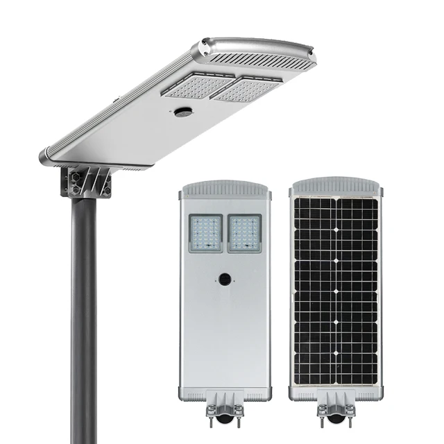 Led Street Light Solar Energy Saving IP65 IP Rating 12V DC Cool Warm White Color Lighting