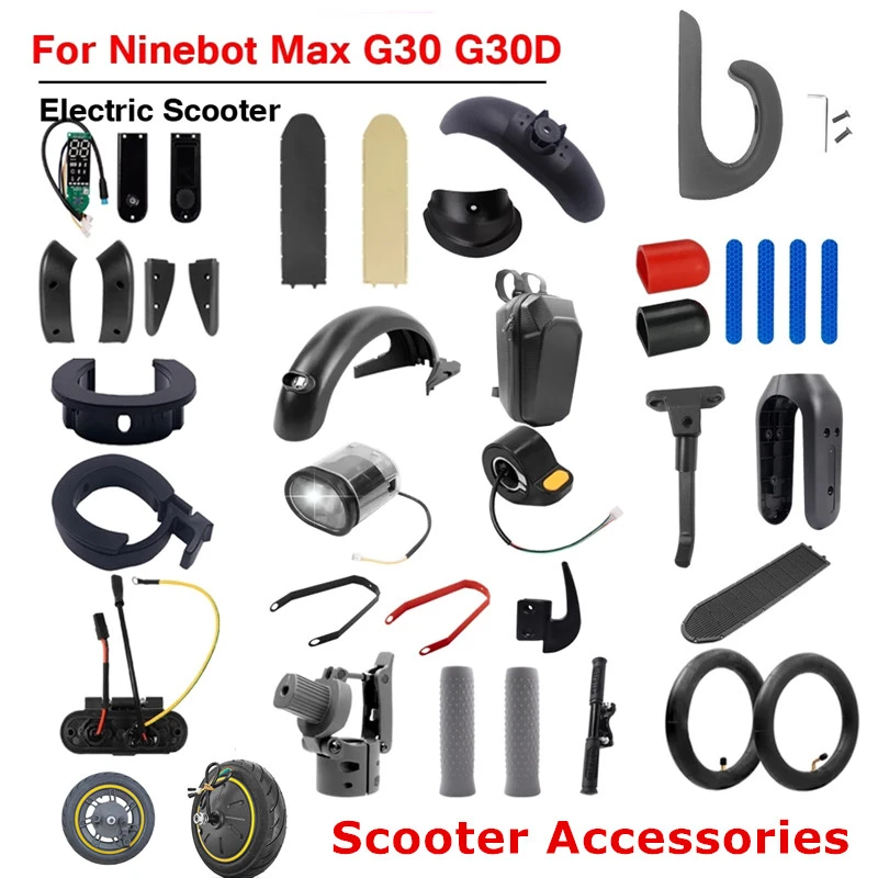 Electric Scooter Accessories For Ninebot Max G30 Front and Rear Mudguard Rear Fender Support Various Parts For Ninebot max g30