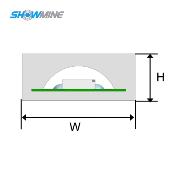 
180 degree beam 10*4.75mm DC12V SMD3030 60led/m led neon strips 10mm PCB super bright daylight white 
