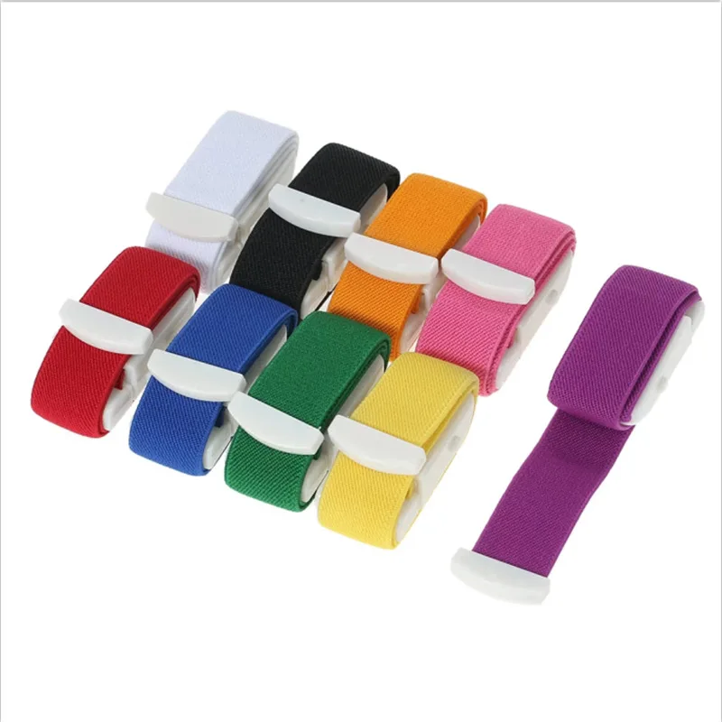 YD 1070  Disposable Medical Tourniquet Colorful  Rubber Emergency Medical Buckle Tourniquet