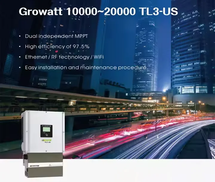 Солнечная энергетическая система США 3 фазы 10 кВт-20 кВт 480 В MPP на сетке Солнечный инвертор