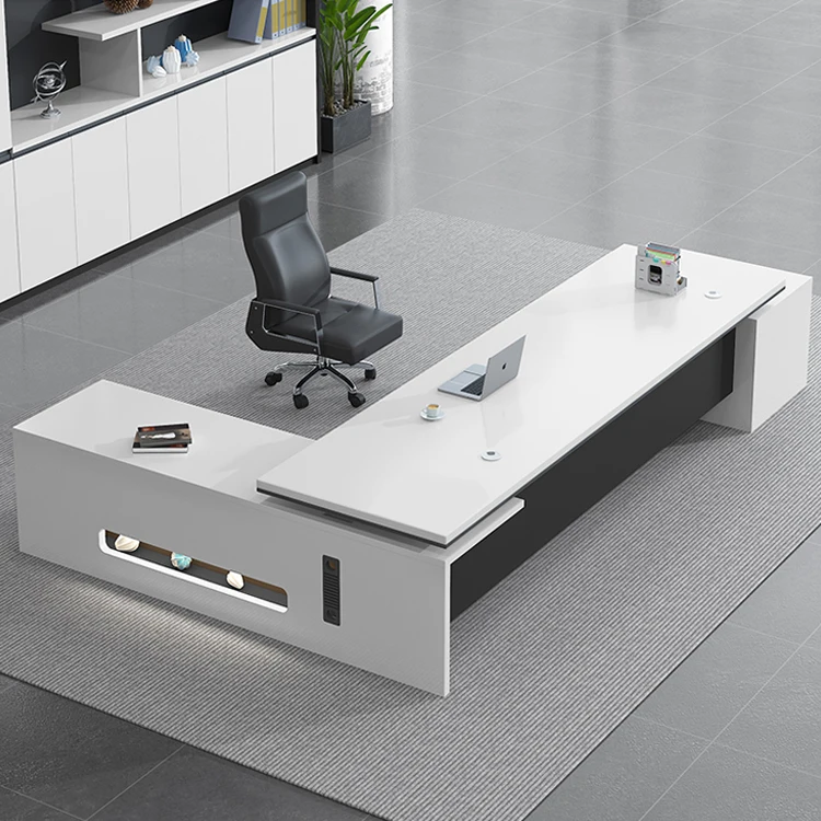 Высококлассный современный офисный современный высокотехнологичный офисный стол l-образной формы