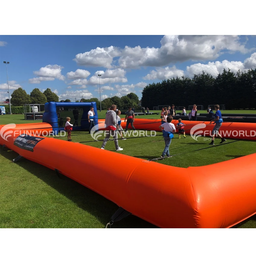 Inflatable Water Soccer Field for Rent Heavy Duty Football Field Fence All in One Football Court for Backyard