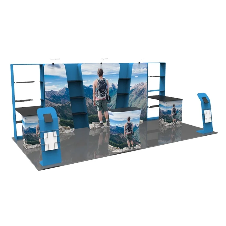 Modular aluminum extrusion trade show  booth