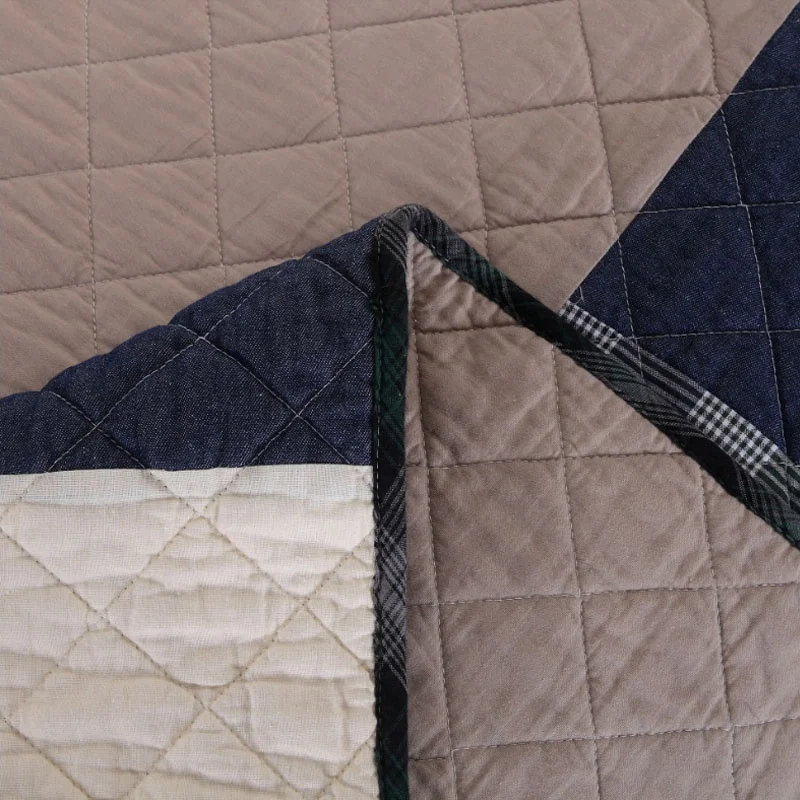 polyester summer quilt100% cotton High Quality printed handmade bedding sheets set kantha patchwork quilt bedspread