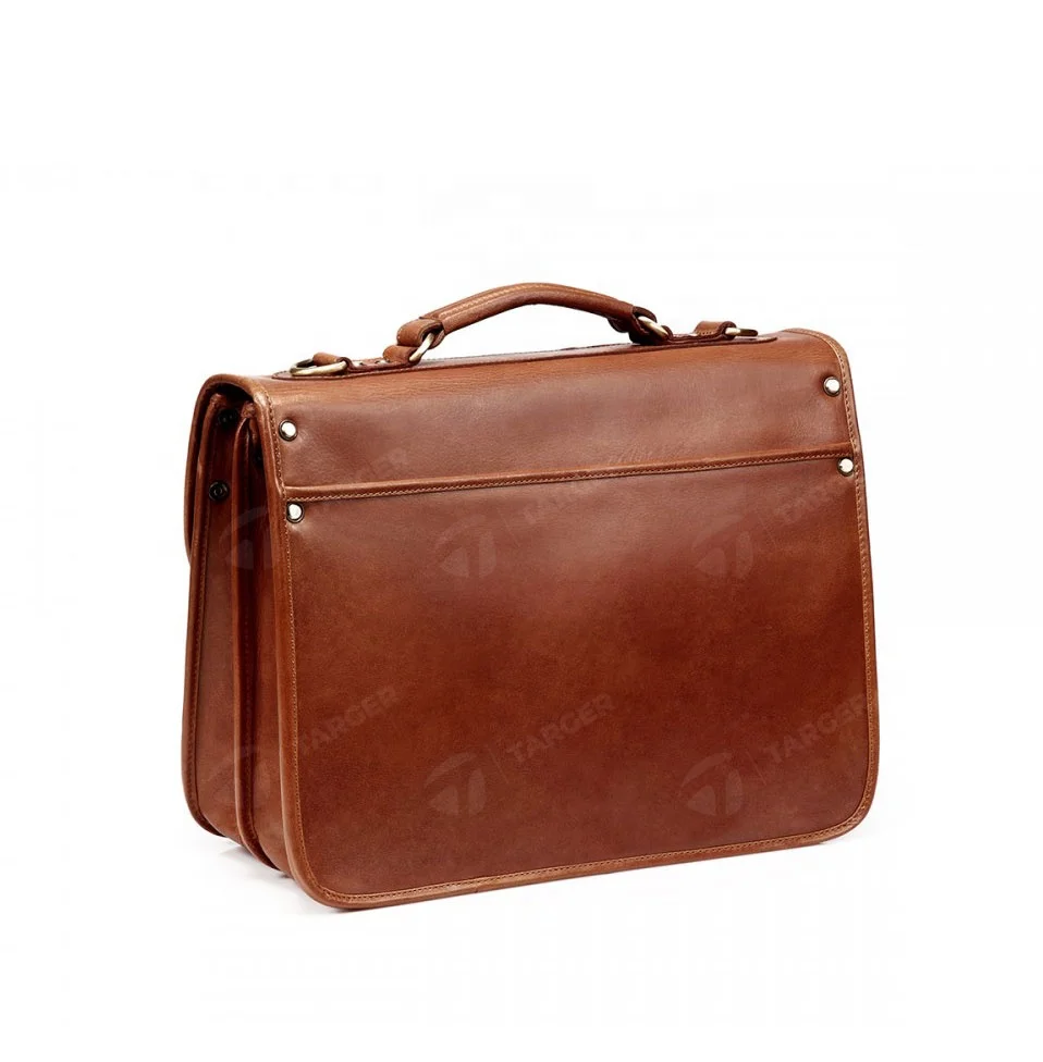 New Men Briefcase Genuine Leather Bags Office Handbags for Mens Vintage Messenger Bag Men Leather Laptop Bag