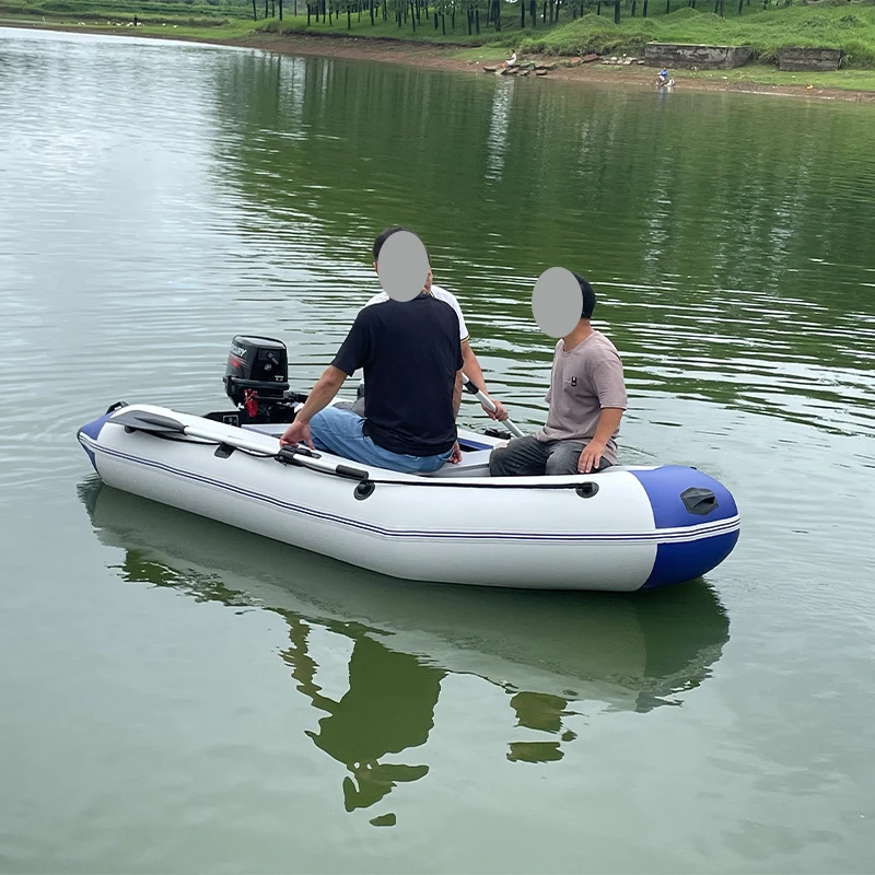 MC280-1 Солнечная Морская Лодка 9 футов 3 человека Надувные штурмовые лодки tranom Sport Tender Kayak спасательная лодка с бесплатными аксессуарами