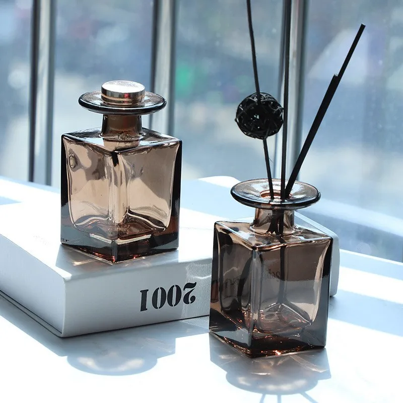 150ml Colored Diffuser Glass Bottle Colored Diffuser Glass Bottle reed diffuser with rubber stopper