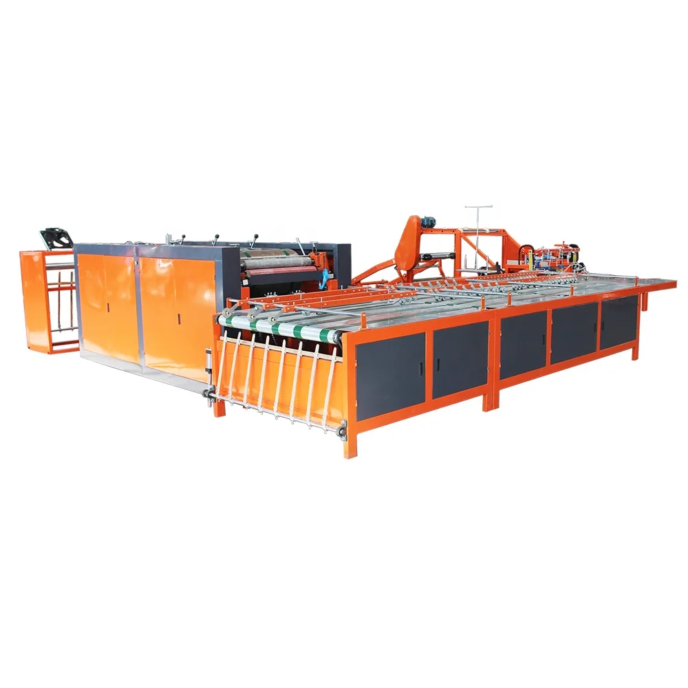 Full automatic Bag production line for making plastic /kraft paper sacks/woven bag cutting machine