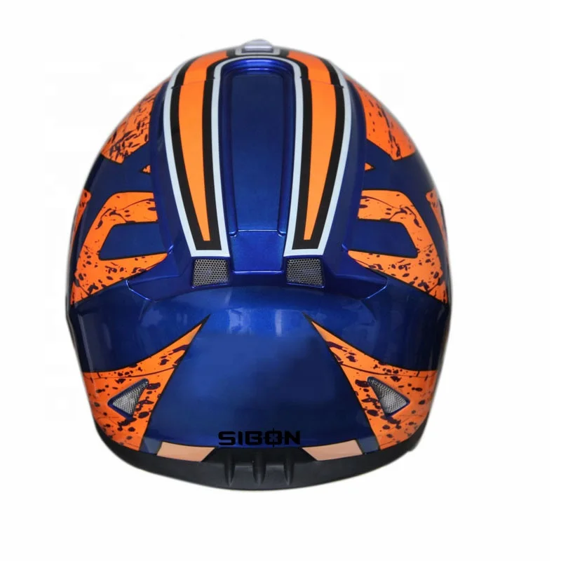 SIBON B0820106 DOT ECE ABS shell washable liner double visor helmet full face motorcycle for adult