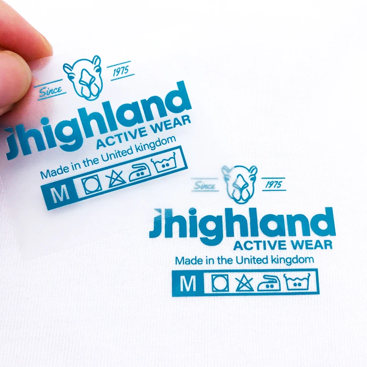 Термотрансферная этикетка, печать логотипа на заказ, термопресс, этикетка на шею для футболок