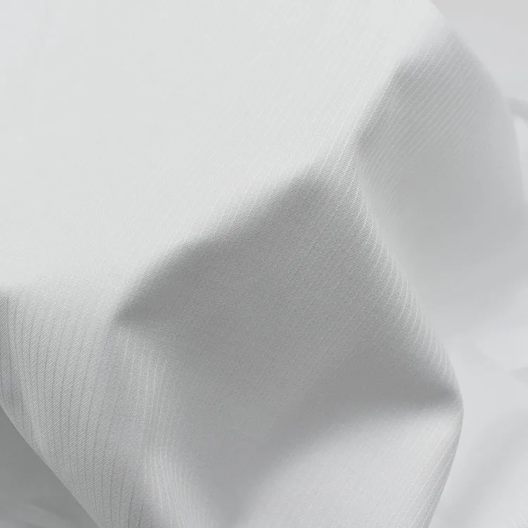 High-grade bamboo fiber polyester/cotton TC striped fabric woven shirt fabric for Arab toyobo