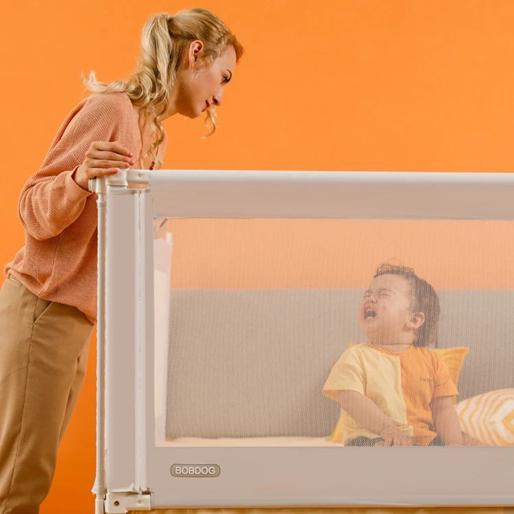Adjustable Height Bybi Bed Rail For Toddlers, Portable Child Bed Rail Guard For Baby/