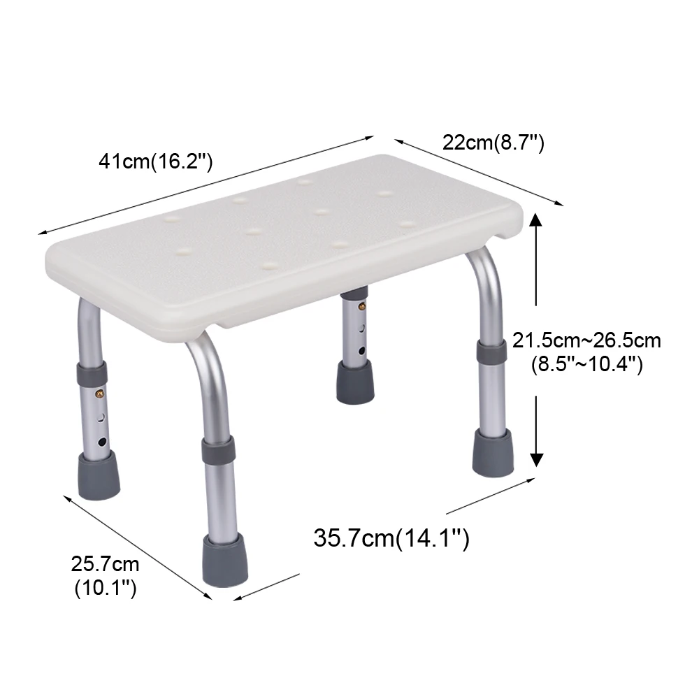 Bathroom safety non-slip foot shower stool bathtub step bath chair