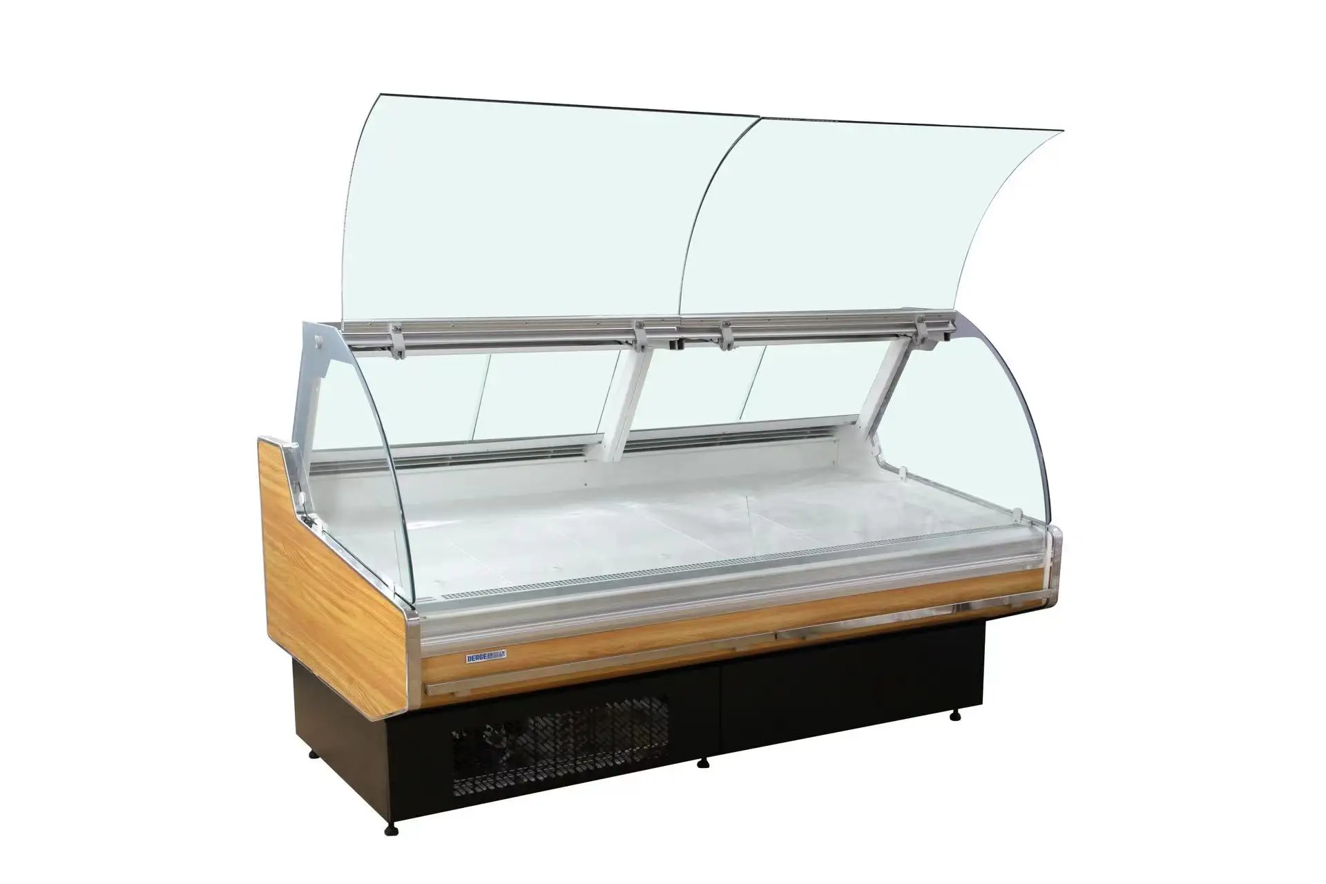commercial cooler meat display chiller refrigerated showcase meat display fridge deli meat display refrigerator