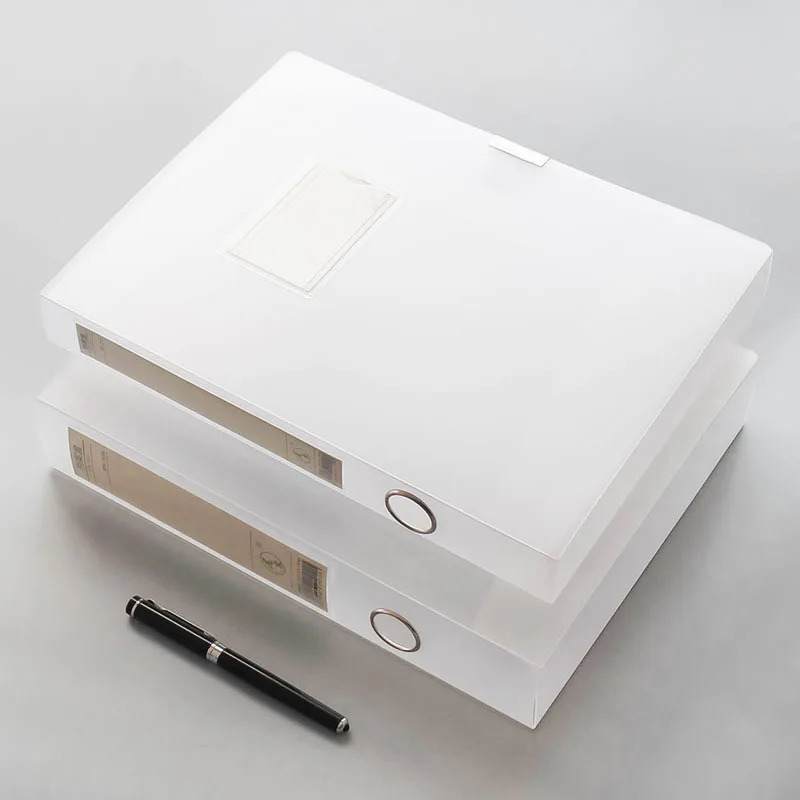 Wholesale Office School File Folder Stationery A4 Paper Size Box Document Plastic