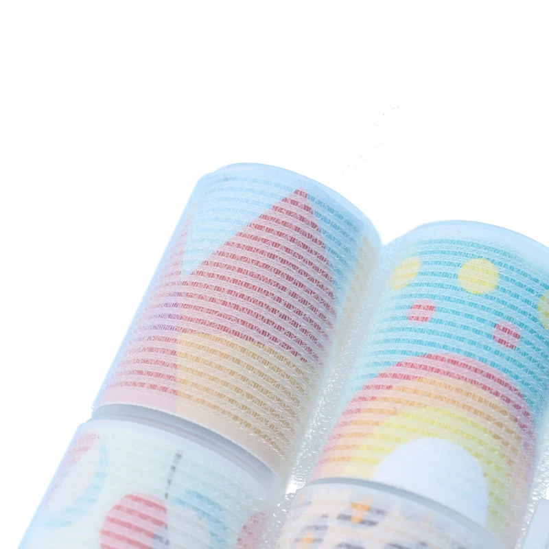 hot selling no heat plastic hair rollers set 3 sizes 18 pcs grip hair curler rollers with comb or pins