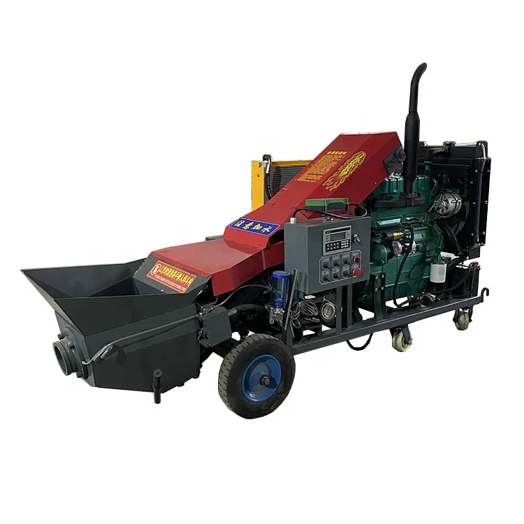 Construction diesel concrete pumps cheap price movable concrete pump for sell