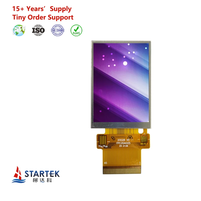 RoHS Small Module 2 2.2 2.3 2.6 2.7 Inch 320x240 TFT Display Module IPS Full Color RGB SPI 3.5 Inch Tft LCD Screen