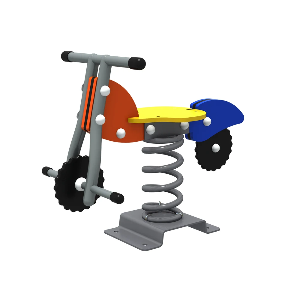 Outdoor rocking horse amusement equipment ride toys Outdoor Spring Rocking Chair for kindergarten