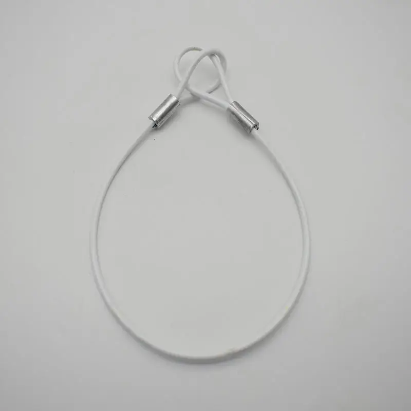 Hot selling plastic coated bigger wire rope pet rope crane rope luggage handle 7mm