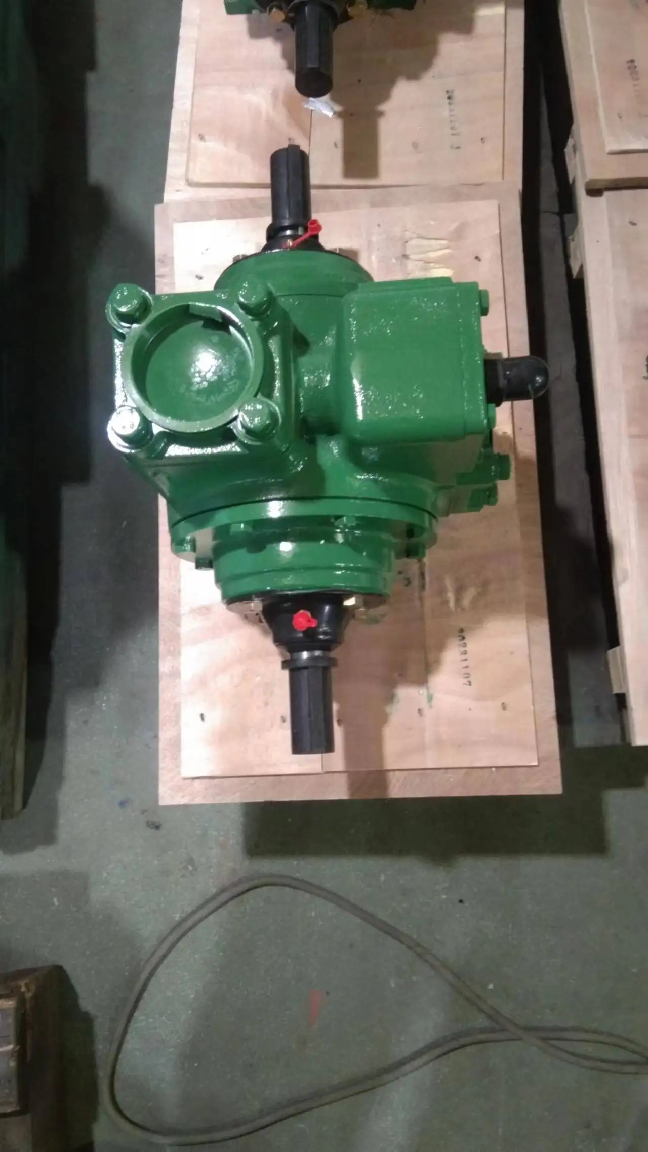 YB100 rotary vane pump with motor V-belt Driven fuel pump with motor gasoline transfer pump