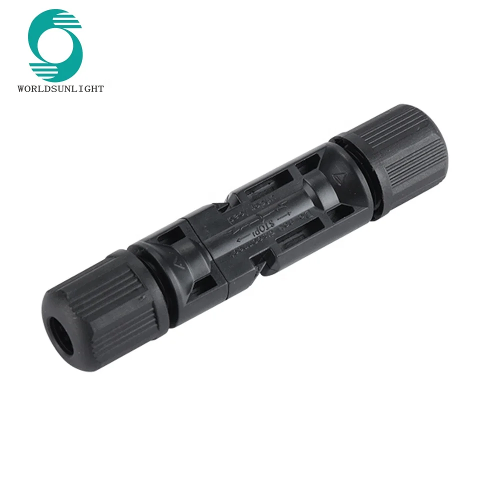 WSPVCC CE waterproof IP67 Male/Female Solar Panel cable Connectors