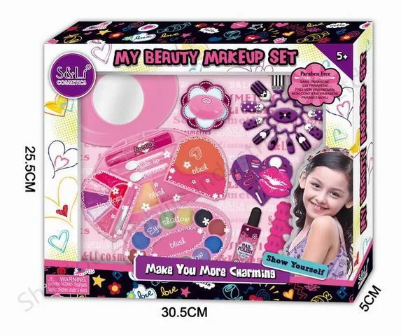 Лидер продаж в Китае, детский косметический набор для макияжа с упаковочной коробкой