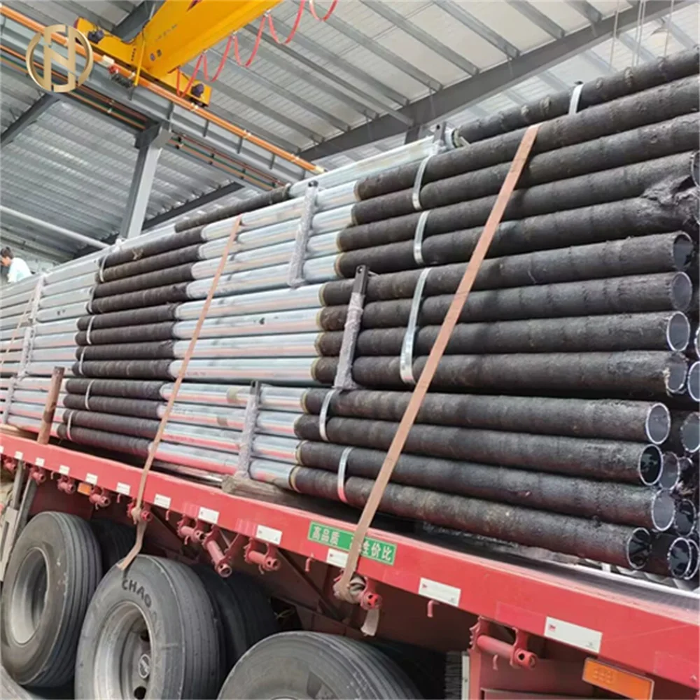 High Quality Galvanized 10m 12m Folding Street Lighting Pole
