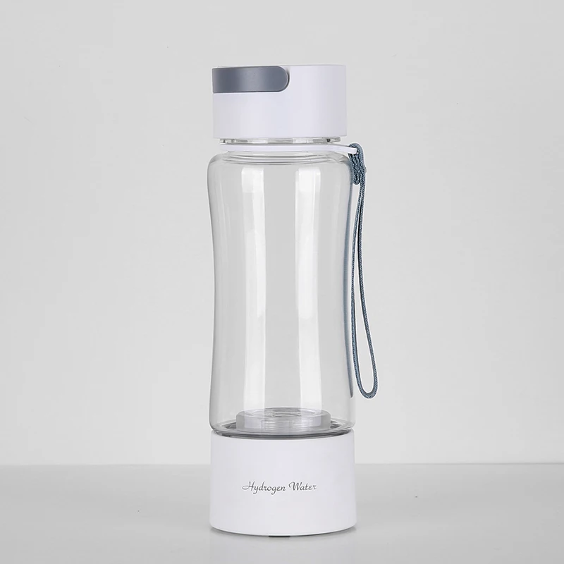 380ml tritan plastic Hydrogen water device with inhalation option from the lid