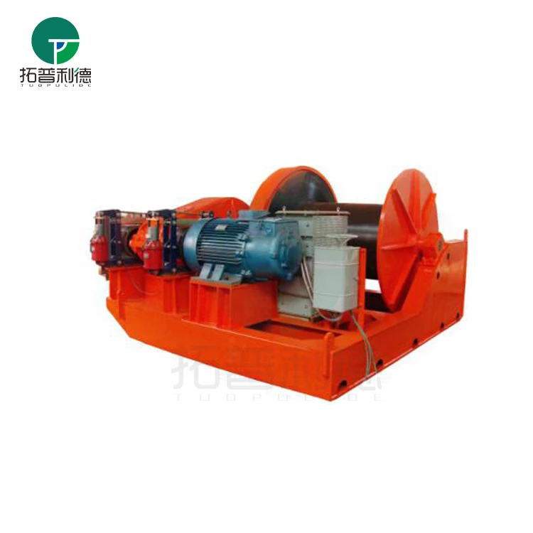 Double drum launching system long steel rope electric winches for boats