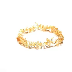Natural Irregular Gemstone Chakra Crystal Healing Chip Gemstone chips Bracelets Tumble Polished Stones Bracelet