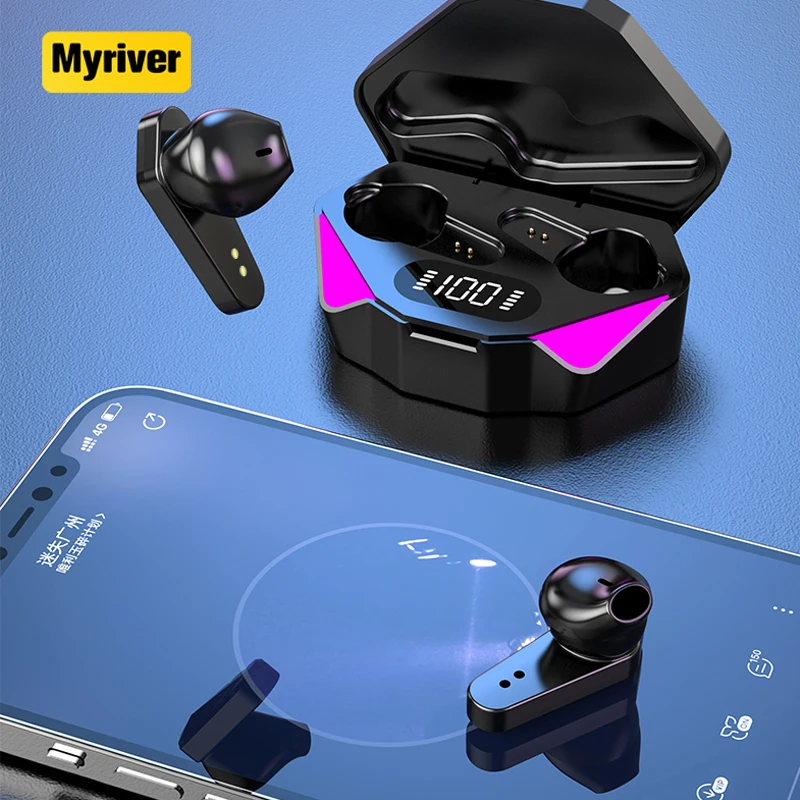 Myriver Cheap Low Price Universal Metal Free Shipping Wireless Gaming Headset Mirror Earphones Headset Headphones For Tv