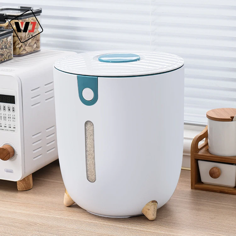 New design seal design rice bucket storage box kitchen dampproof and dustproof rice bucket