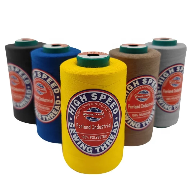Фабричная цена, 13 лет опыта, OEM ODM 40/2 3000yds полиэфирные швейные нитки