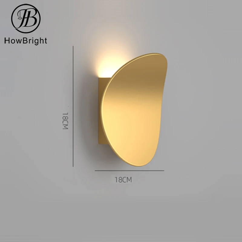 fashion surface mounted  round 6w wall lights indoor stairway hotel bedside interior cheap IP20 sconce light wall light